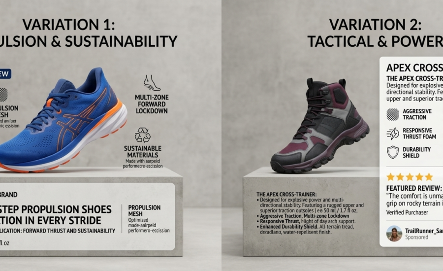 Ecommerce ads variations