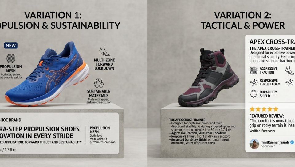Ecommerce ads variations