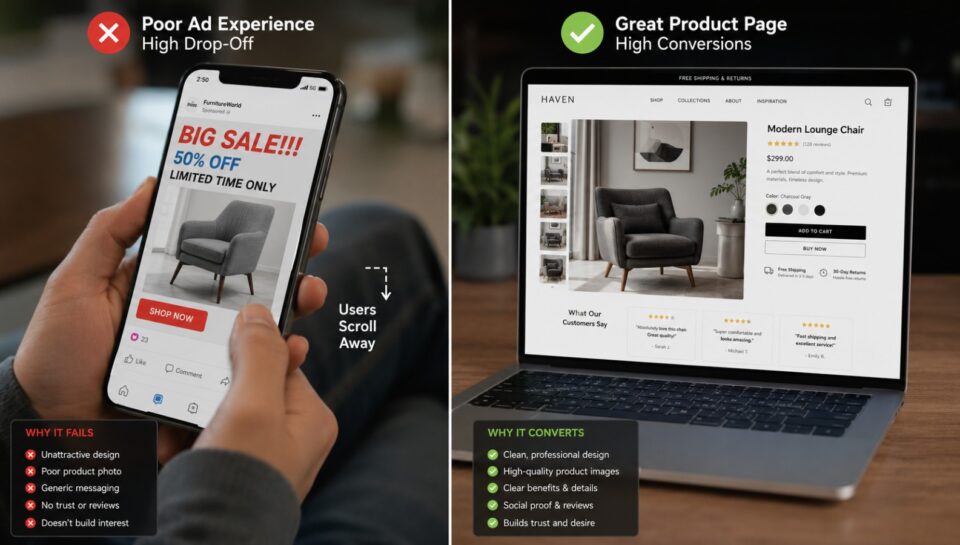 Why Your Product Page Can't Fix Bad Ad Creative